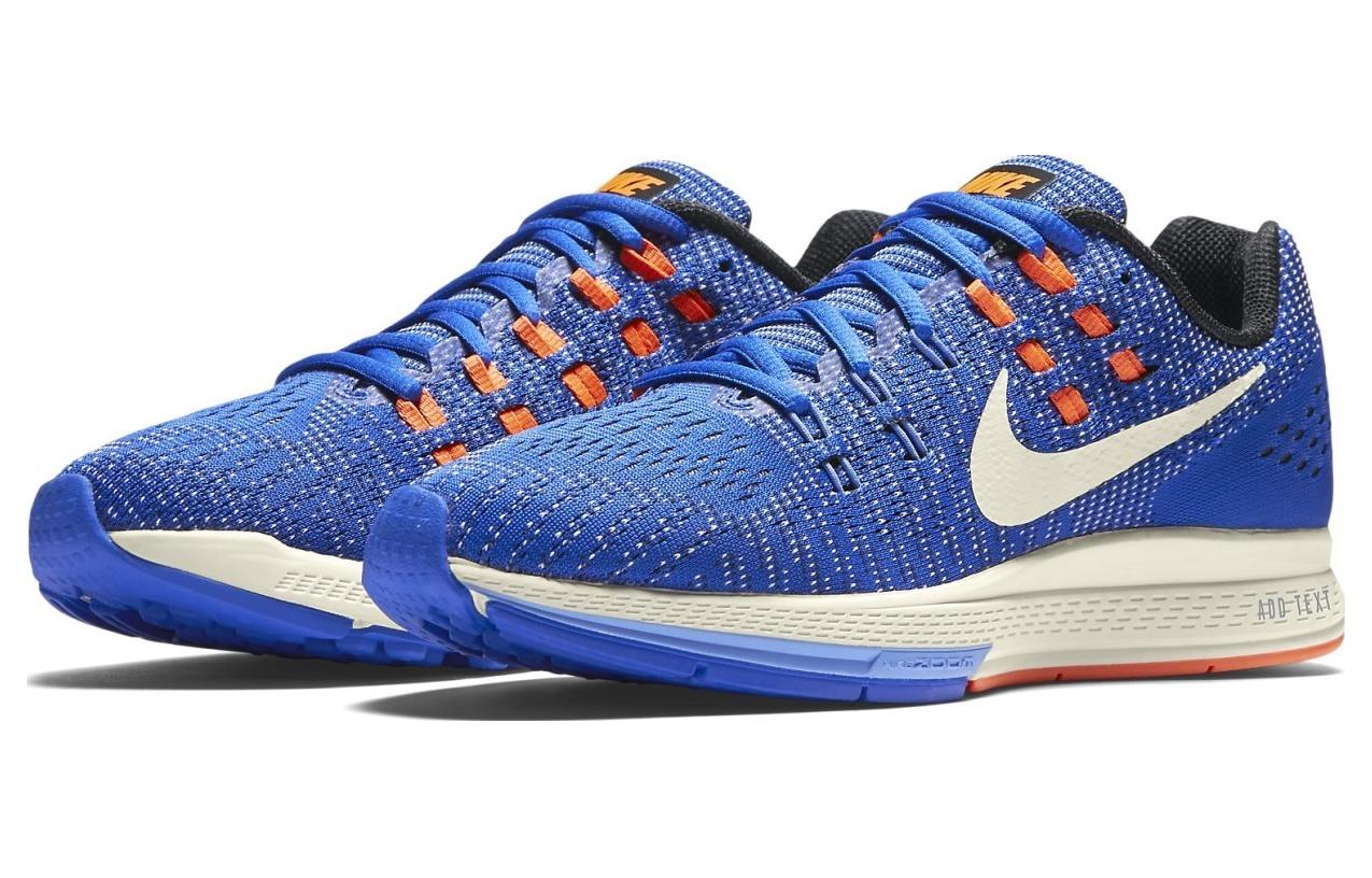 Lookbook Nike Zoom Structure 19 AIR 運動 防滑耐磨 低筒 跑步鞋 女款 藍色