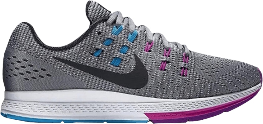 (女款)Nike Air Zoom Structure 19 寬楦「冷灰色紫紅閃」806585-005 Buy (女款)Nike Air Zoom Structure 19 寬楦「冷灰色紫紅閃」806585-005