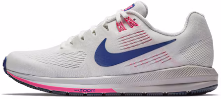 (Women) Nike Air Zoom Structure 21 'White Pink Blue' 904701-101 (Women) Nike Air Zoom Structure 21 'White Pink Blue' 904701-101