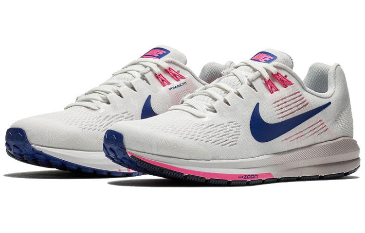 Lookbook (Women) Nike Air Zoom Structure 21 'White Pink Blue' 904701-101