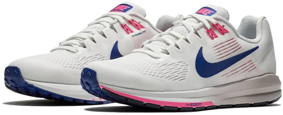 (Women) Nike Air Zoom Structure 21 'White Pink Blue' 904701-101 Lookbook (Women) Nike Air Zoom Structure 21 'White Pink Blue' 904701-101