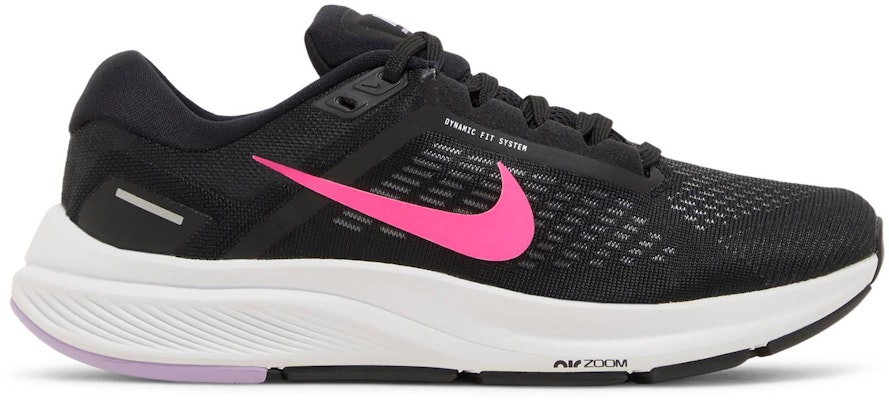 (W) Nike Air Zoom Structure 24 'Hitam Hyper Pink' DA8570-002 Buy (W) Nike Air Zoom Structure 24 'Hitam Hyper Pink' DA8570-002