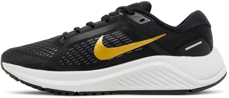 (Women) Nike Air Zoom Structure 24 'Black Metallic Gold Coin' DA8570-003 Lookbook (Women) Nike Air Zoom Structure 24 'Black Metallic Gold Coin' DA8570-003