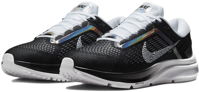 (W) Nike Air Zoom Structure 24 'Cebra Negra Iridiscente' DX9626-001 Lookbook (W) Nike Air Zoom Structure 24 'Cebra Negra Iridiscente' DX9626-001