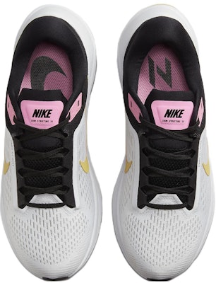(Women) Nike Air Zoom Structure 24 'White Black Wheat Gold' DA8570-106 Shop (Women) Nike Air Zoom Structure 24 'White Black Wheat Gold' DA8570-106