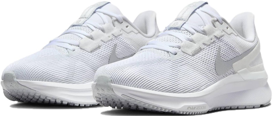 (W) Nike Air Zoom Structure 25 Wide 'Putih Perak Metalik' FN7996-100 Lookbook (W) Nike Air Zoom Structure 25 Wide 'Putih Perak Metalik' FN7996-100
