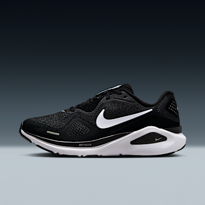(Women) Nike Air Zoom Structure 26 Black/Wolf Gray/Metallic Silver/White HQ2589-001