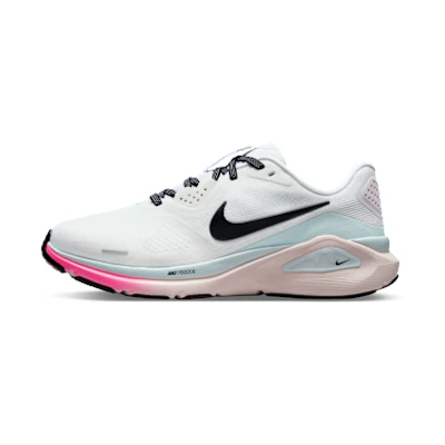 (W) Nike Air Zoom Structure 26 White/Glacier Ice/Hyper Pink/Black