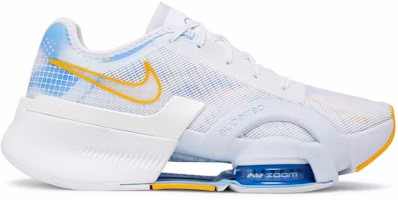 (Women) Nike Air Zoom SuperRep 3 'White University Gold' DM3471-100 (Women) Nike Air Zoom SuperRep 3 'White University Gold' DM3471-100