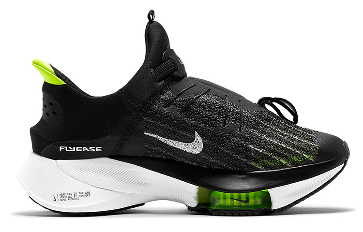 (W) Nike Air Zoom Tempo Next% FlyEase Black//Green 'White' 圖 2