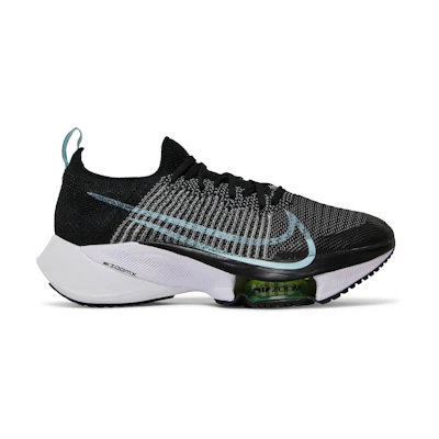 (W) Nike Air Zoom Tempo NEXT% Flyknit 'Black Glacier Blue'