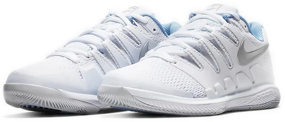 (W) 耐克 Air Zoom Vapor X '白色金属银' AA8027-105 Lookbook (W) 耐克 Air Zoom Vapor X '白色金属银' AA8027-105