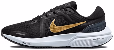(Women) Nike Air Zoom Vomero 16 'Black Metallic Gold' DA7698-003 (Women) Nike Air Zoom Vomero 16 'Black Metallic Gold' DA7698-003