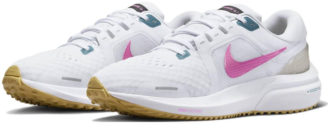 (W) Nike Air Zoom Vomero 16 'Putih Pink Aqua' DA7698-104 Lookbook (W) Nike Air Zoom Vomero 16 'Putih Pink Aqua' DA7698-104
