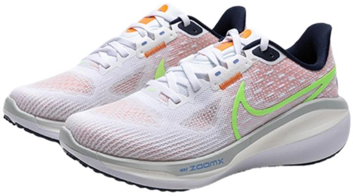 (W) Nike Air Zoom Vomero 17 'Blanco Naranja Lima' FB8502-100 Lookbook (W) Nike Air Zoom Vomero 17 'Blanco Naranja Lima' FB8502-100