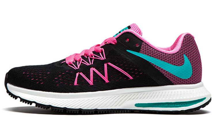 (Women) Nike Air Zoom Winflo 3 'Black Pink White' 831562-004