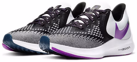 Lookbook Nike Zoom Winflo 6 低筒 跑步鞋 女款 黑紫