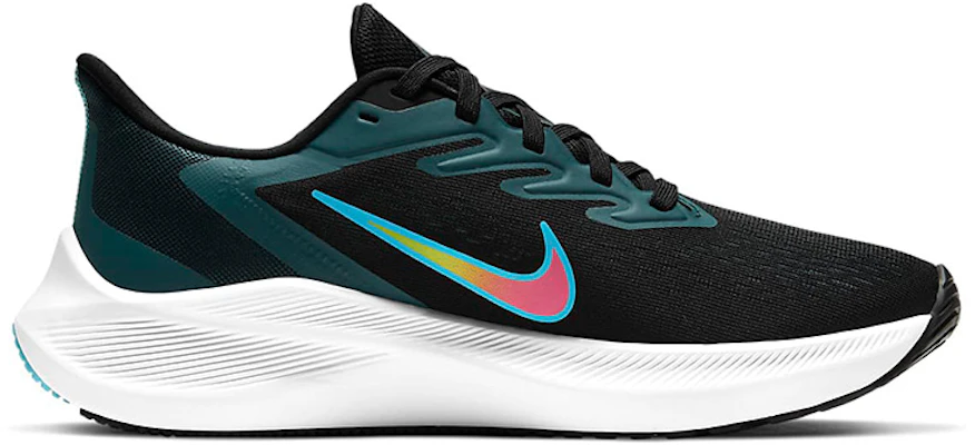 (W) Nike Air Zoom Winflo 7 ''Zwart Groen'' CJ0302-013 Order (W) Nike Air Zoom Winflo 7 ''Zwart Groen'' CJ0302-013
