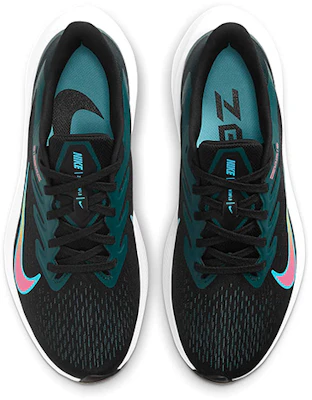 (W) Nike Air Zoom Winflo 7 ''Zwart Groen'' CJ0302-013 Shop (W) Nike Air Zoom Winflo 7 ''Zwart Groen'' CJ0302-013