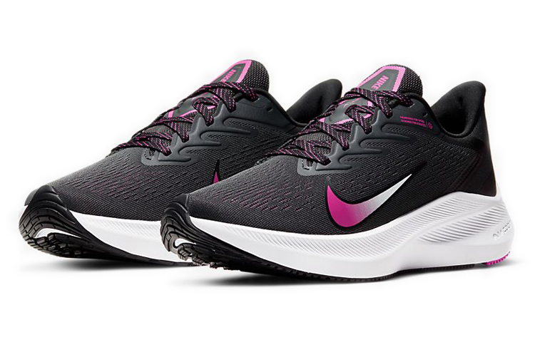 Lookbook (W) Nike Air Zoom Winflo 7 'Abu Asap Gelap Merah Muda' CJ0302-001