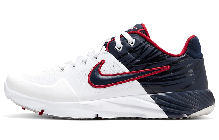 (Women) Nike Alpha Huarache Elite 2 Turf 'White Blue Red' CJ9988-103
