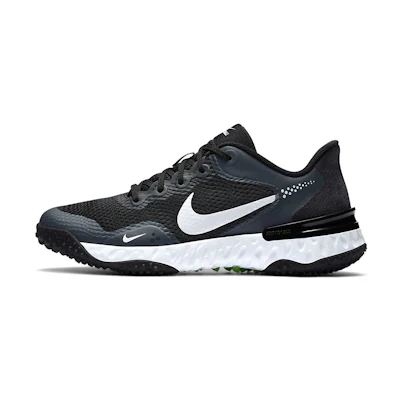 (W) Nike Alpha Huarache Elite 3 Turf 'Black Dark Smoke Grey'