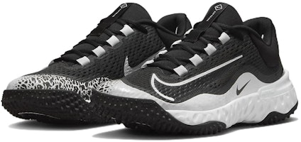 (W) 耐克 Alpha Huarache Elite 4 TF '黑暗烟灰色' DV0496-010 Lookbook (W) 耐克 Alpha Huarache Elite 4 TF '黑暗烟灰色' DV0496-010