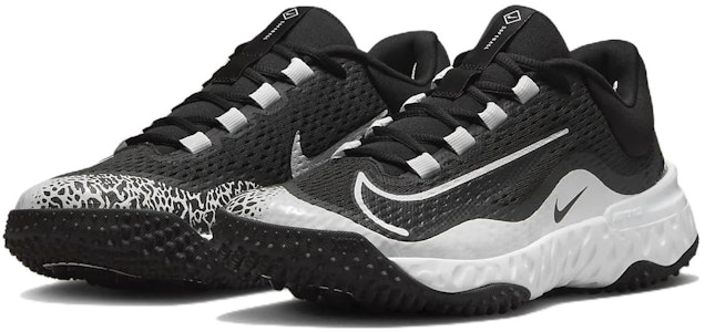 (W) Nike Alpha Huarache Elite 4 TF 'Hitam Kelabu Asap Gelap' DV0496-010 Lookbook (W) Nike Alpha Huarache Elite 4 TF 'Hitam Kelabu Asap Gelap' DV0496-010