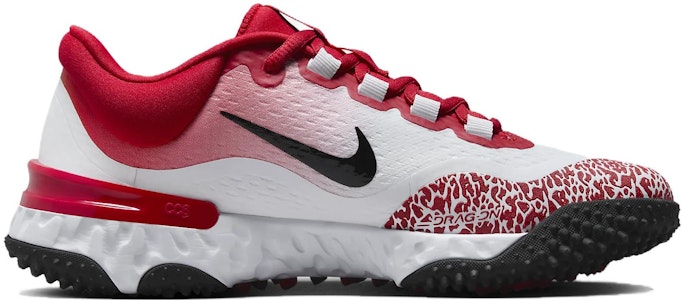 耐吉 Alpha Huarache 4 Elite Turf 舒適 減震耐磨 低幫 壘球鞋 女款 白紅色 Order 耐吉 Alpha Huarache 4 Elite Turf 舒適 減震耐磨 低幫 壘球鞋 女款 白紅色