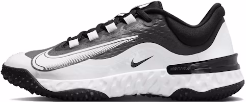 (Women) Nike Alpha Huarache Elite 4 Turf 'Black White' FD2746-002 (Women) Nike Alpha Huarache Elite 4 Turf 'Black White' FD2746-002