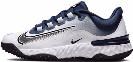(Women) Nike Alpha Huarache Elite 4 Turf 'Midnight Navy White' FD2746-400 (Women) Nike Alpha Huarache Elite 4 Turf 'Midnight Navy White' FD2746-400