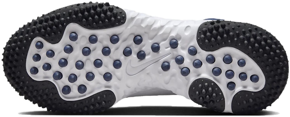 (W) Nike Alpha Huarache Elite 4 Turf 'Midnight Navy White' Sepatu Pria FD2746-400 Details for (W) Nike Alpha Huarache Elite 4 Turf 'Midnight Navy White' Sepatu Pria FD2746-400