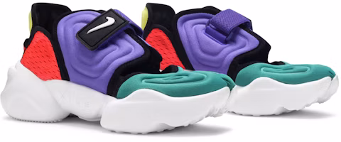 Cheap Nike Aqua Rift 低筒 跑步鞋 女款 綠紫紅 魔鬼氈 拼接