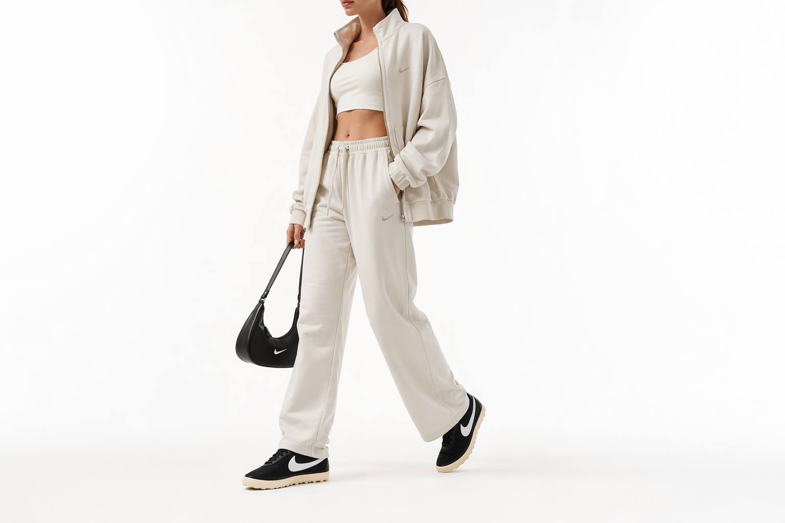Order (Women) Nike Astrograbber Textile Black/Muslin/White II1248-001