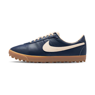 (W) Nike Astrogram Leather Midnight Navy/Black Light Brown/Muslin