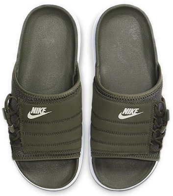 Nike Asuna Slide 織物 防滑運動拖鞋 女款 軍綠 Lookbook Nike Asuna Slide 織物 防滑運動拖鞋 女款 軍綠