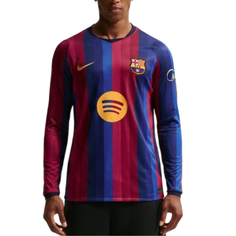 Nike Barcelona 2026/27 La Liga Home Dri-FIT Long-Sleeve Jersey Fan Version Men IR0044-683
