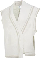 (Women) Nike Beige Color Block Loose Knit Outdoor Sports Vest. FN1887-104 (Women) Nike Beige Color Block Loose Knit Outdoor Sports Vest. FN1887-104