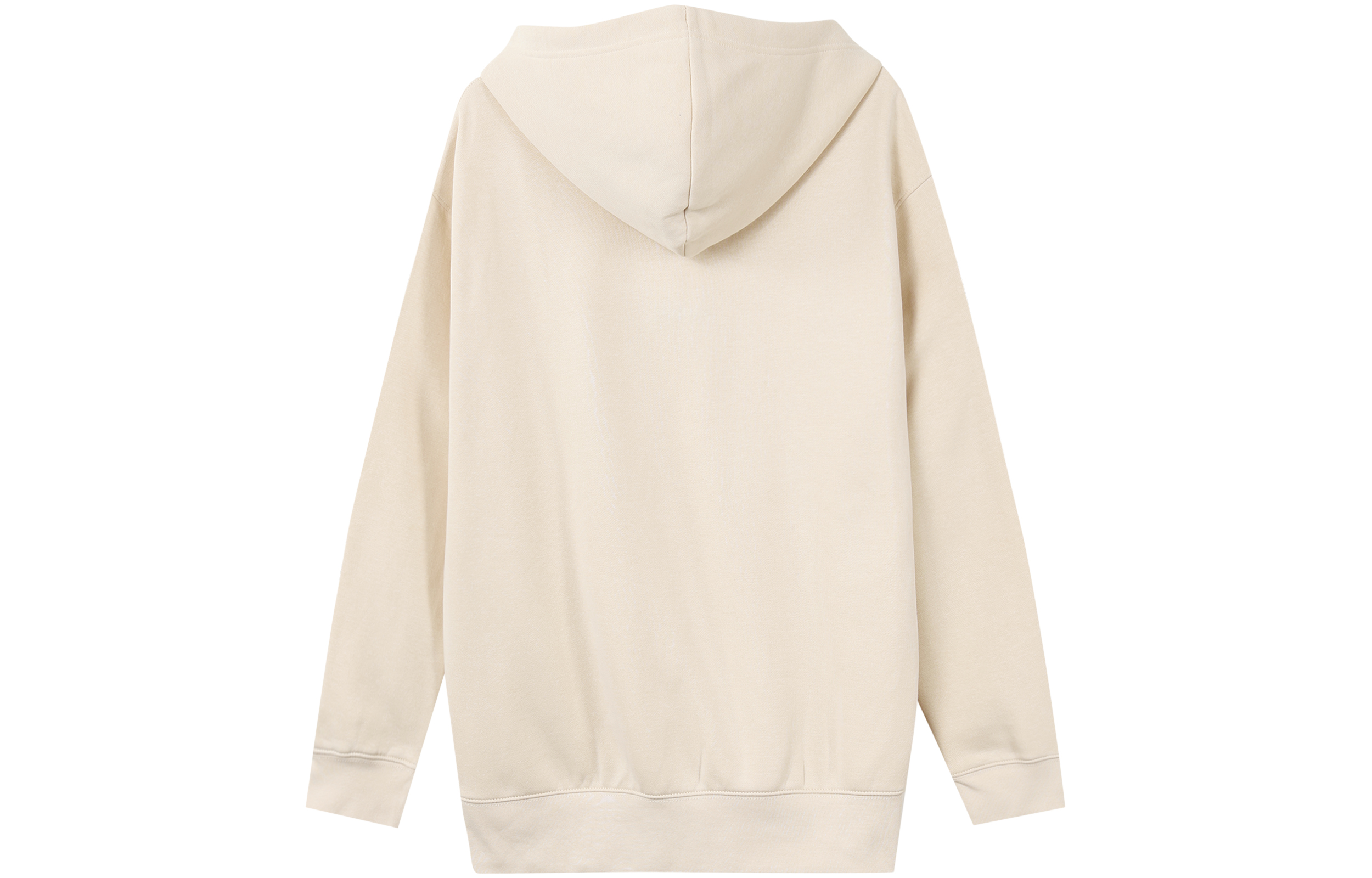 (Women) Nike Beige Pullover Hoodie Fleece Thickened Casual Sweatshirt DJ7669-219 圖 3