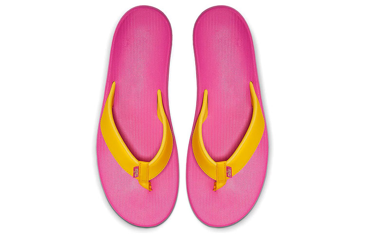 Shop (W) ナイキ ベラカイ トング ピンク/イエロー AO3622-602