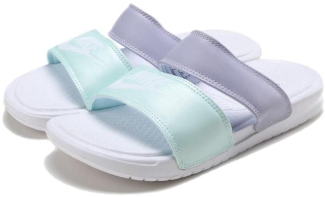 (Women) Nike Benassi Duo Ultra 'White' 819717-103 Lookbook (Women) Nike Benassi Duo Ultra 'White' 819717-103