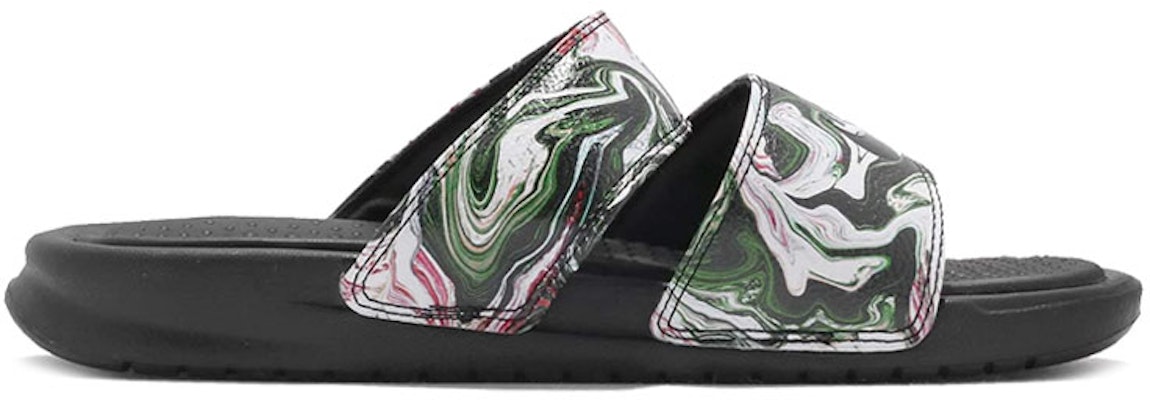 (Women) Nike Benassi Duo Ultra Slide 'Black Green Pink' 819717-003 Order (Women) Nike Benassi Duo Ultra Slide 'Black Green Pink' 819717-003