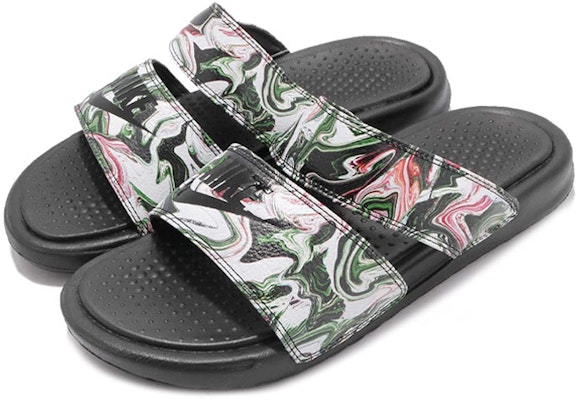 (Women) Nike Benassi Duo Ultra Slide 'Black Green Pink' 819717-003 Shop (Women) Nike Benassi Duo Ultra Slide 'Black Green Pink' 819717-003