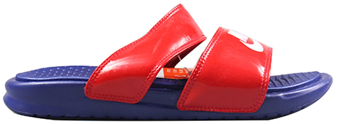 (W) Nike Benassi Duo Ultra Slide 'Biru Royal Merah' 819717-404 Order (W) Nike Benassi Duo Ultra Slide 'Biru Royal Merah' 819717-404