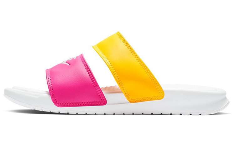 (Women) Nike Benassi Duo Ultra Slide 'Metallic Summit White' 819717-102