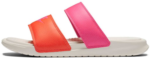 (Women) Nike Benassi Duo Ultra Slide 'Pink Orange White' 819717-068 (Women) Nike Benassi Duo Ultra Slide 'Pink Orange White' 819717-068