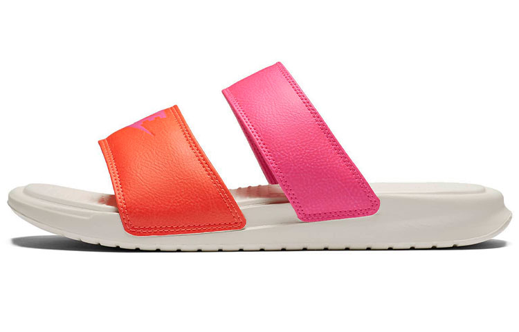 (Women) Nike Benassi Duo Ultra Slide 'Pink Orange White' 819717-068