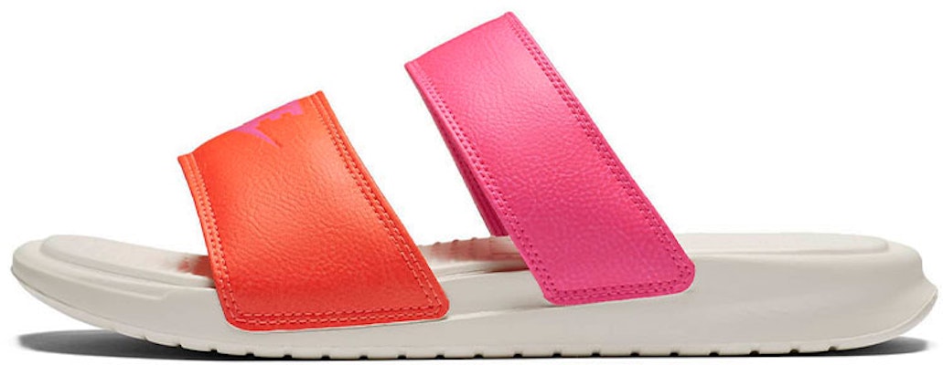 (Women) Nike Benassi Duo Ultra Slide 'Pink Orange White' 819717-068 Buy (Women) Nike Benassi Duo Ultra Slide 'Pink Orange White' 819717-068