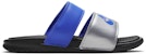 (W) 나이키 베나시 듀오 울트라 슬라이드 (실버/블루/블랙) 819717-009