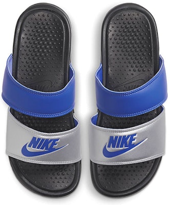 (Women) Nike Benassi Duo Ultra Slide Sliver/Blue/Black 819717-009 Lookbook (Women) Nike Benassi Duo Ultra Slide Sliver/Blue/Black 819717-009